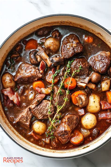 beef bourguignon recipe easyworldrecipes
