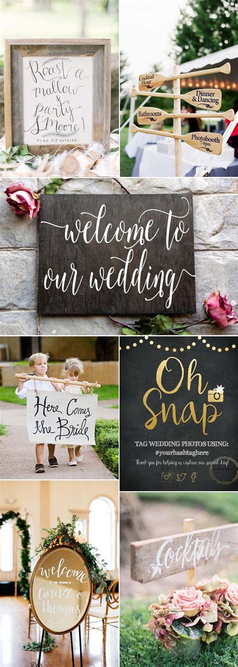 Cute Wedding Sign Ideas For Your Special Day Glitzy Secrets