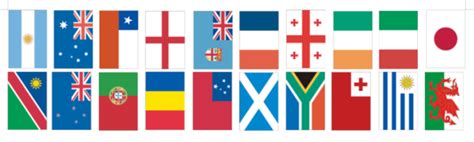 Rugby World Cup Nation Flag Bunting Custom Flag Australia