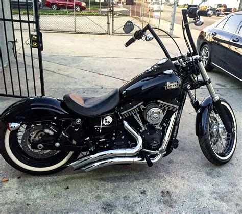 Air Ride On A 2015 Dyna Street Bob 14 Apes Classic Harley Davidson