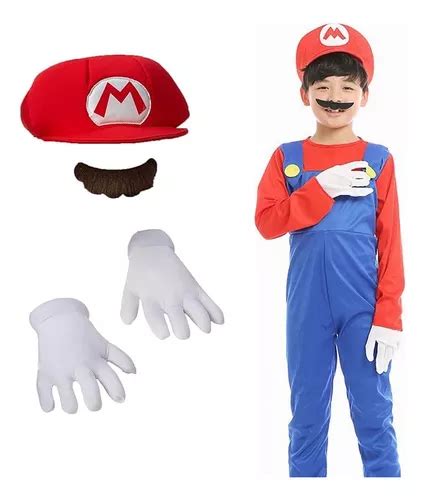 Disfraz Super Mario Bross Y Luigi Superheroe Ni O Cosplay Cuotas Sin