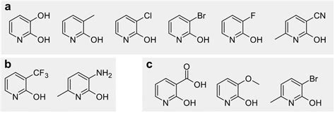 The 2 Hydroxypyridines Substituted At The Third Position Which Were