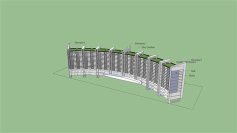 Curved Building 3d Warehouse