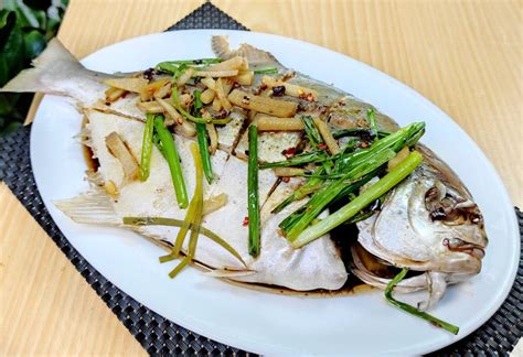 Steamed Pompano Yummy Kitchen