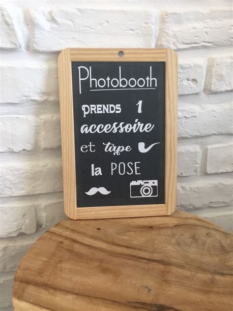 Ardoise Colier Photobooth Etsy