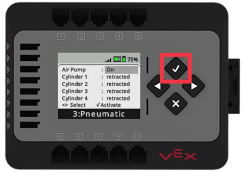 Vex Cte Unit Comprendre La Pneumatique Le On Banc D Essai