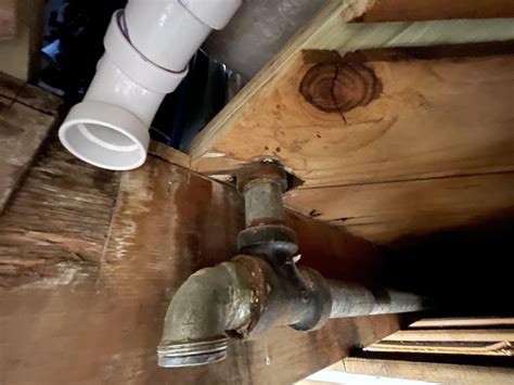 Galvanized To Pvc With Short Space For Transition Rplumbing