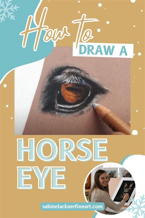 how to draw a horse eye