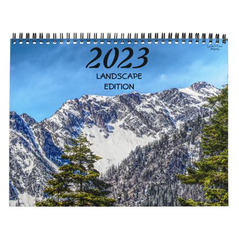 2023 Landscape Calendar | Zazzle