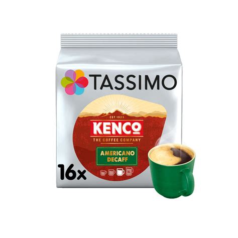 Tassimo Kenco Americano Decaf Coffee Pods Stormbrew