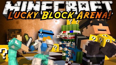 Minecraft Modded Mini Game LUCKY BLOCK ARENA YouTube