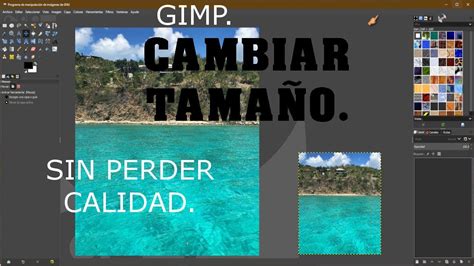 Gimp Como Cambiar El Tama O A Foto O Imagen Sin Perder Calidad Youtube