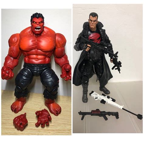 Marvel Legends Red Hulk Punisher Roml Rulk Thunderbolts Thunder Bolts