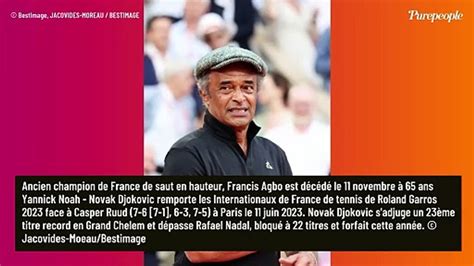 Yannick Noah pleure la mort de son frangin un célèbre sportif à qui