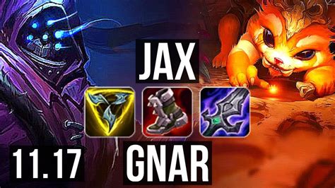 Jax Vs Gnar Top 9 3m Mastery 2900 Games 4 0 2 Kr Grandmaster