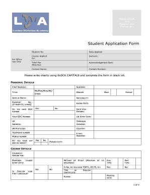 Fillable Online Please Write Clearly Using BLOCK CAPITALS And Complete