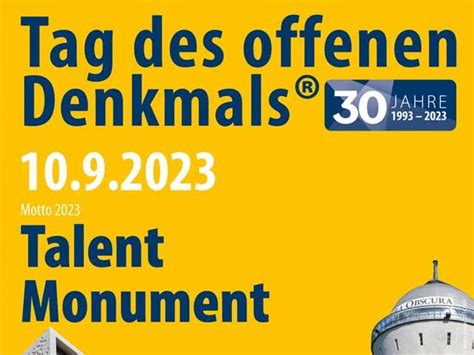 Tag Des Offenen Denkmals 2023