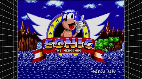 Sonic 1 Title Screen Background