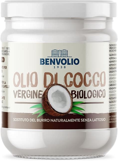 BENVOLIO 1938 BIO OIL Olio Di Cocco Biologico Vergine 200 Ml Olio