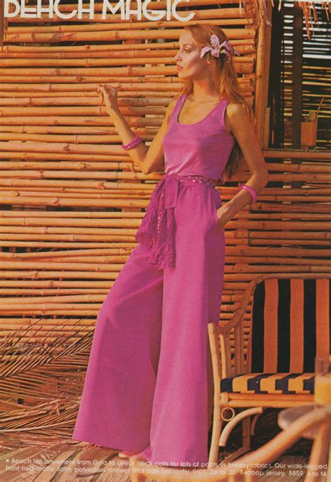 Super Seventies Jerry Hall For Vogue Patterns 1975 Photo By