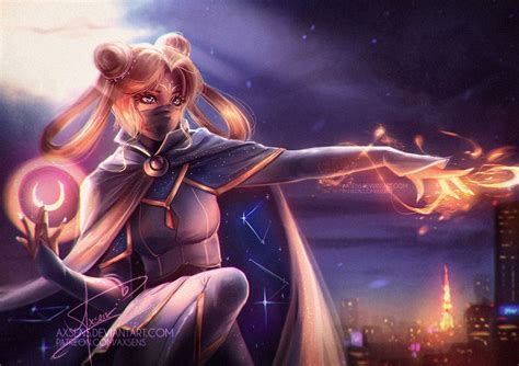 Moonlight Knight Girl by Axsens on DeviantArt | Sailor moon fan art ...