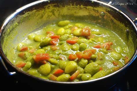 Lima Beans Curry Framed Recipes Indian Beans Recipe Indian Food Recipes Beans Curry