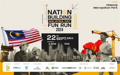 Nation Building Malaysia Day Fun Run 2024 | JomRun - Run Rewarded