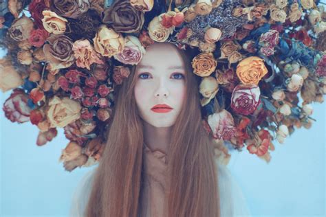 fantastic flower crown portraits  fall  love  px