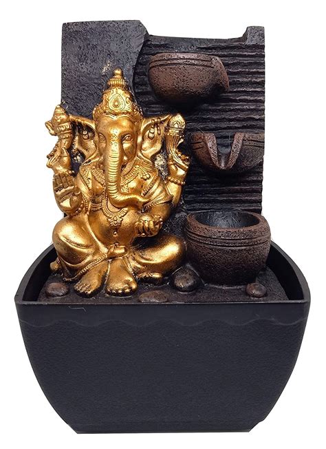 Ethnic Karigari Home Decor Indoor Water Fountain Showpiece For Living