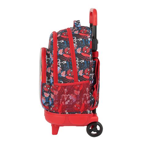 Trolley Mochila Escolar Compacto Ext Cm Spiderman Go Hero Loja Da