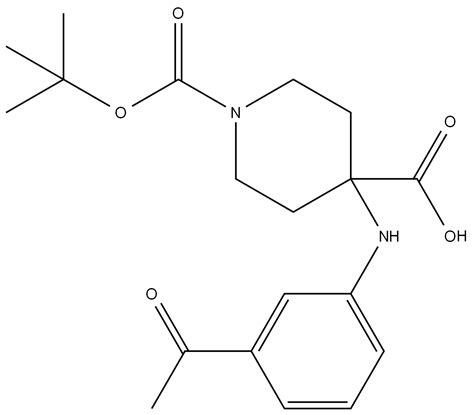 CAS 1246211 95 9 4 3 Acetylphenyl Amino 1 Tert Butoxycarbonyl