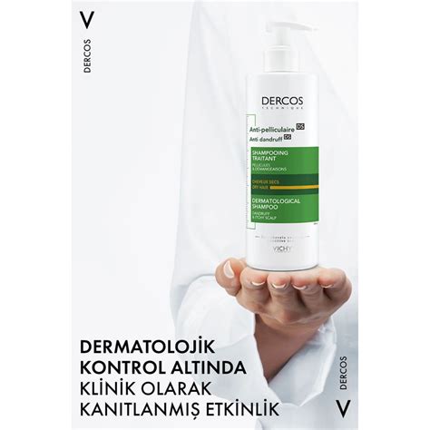 Vichy Dercos Anti Dandruff Kepek Karşıtı Şampuan 390 ml Kuru Saçlar