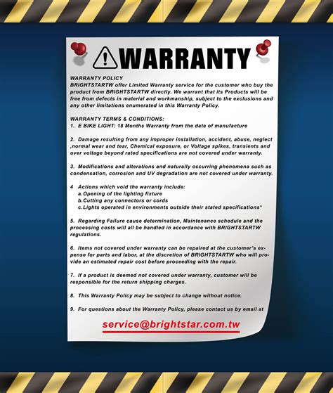 Warranty - BRIGHTSTAR TECHNOLOGY CO., LTD