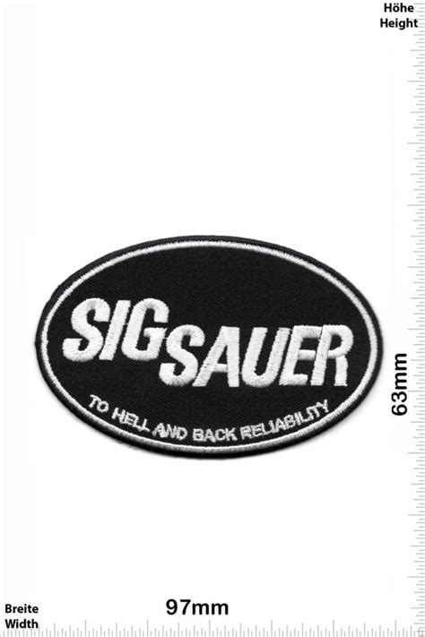 Sig Sauer - Patches - Patch arrière - Patch Porte-clés Autocollants - giga-shopgiga-patch.com ...