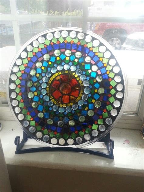 Mosaic Microwave Turntable Plate 2014 Microwave Plate Mosaic Glass Art