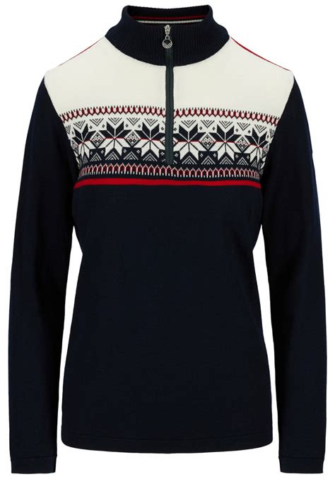 Dale Of Norway Liberg Feminine Sweater Navy Weiss