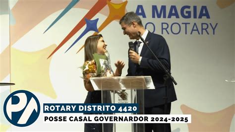 Posse Casal Governador Marcelo Marsaioli E Bianca Marsaioli Rotary