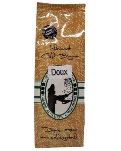 Café arabica doux en grain ou moulu 250 g