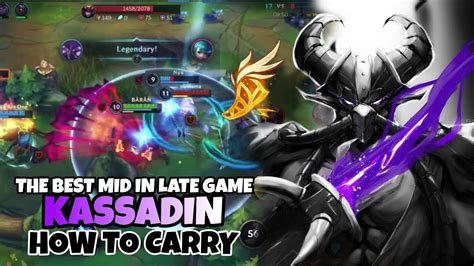 WILD RIFT KASSADIN BEST CARRY IN LATE GAME WILD RIFT KASSADIN BUILD