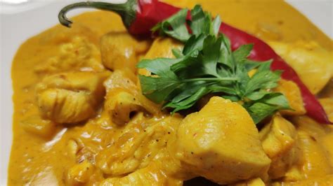 Delicioso pollo al curry con mango receta fácil y exótica para