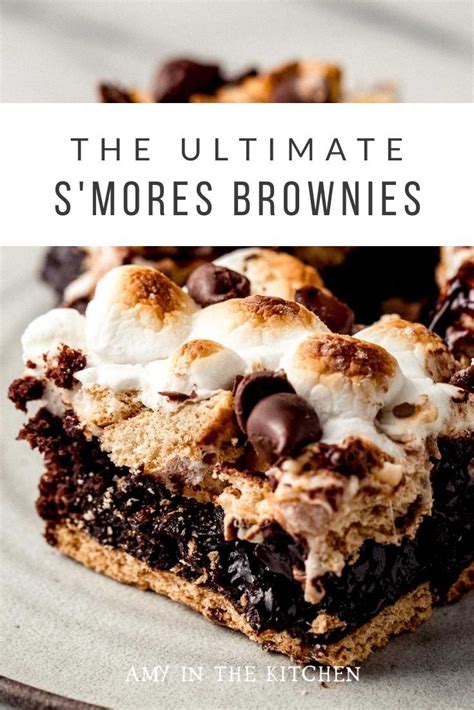 The Ultimate S Mores Brownies Recipe