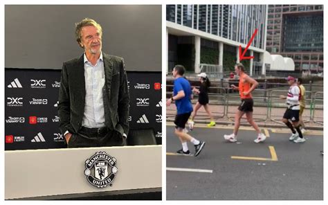 Manchester United Owner Sir Jim Ratcliffe Pictured In London Marathon