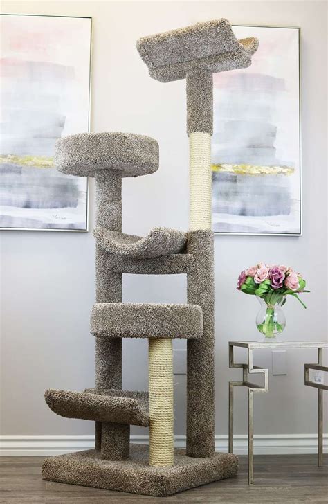 Prestige Cat Trees Staggered Cat Tower For Large Cats Cat Tower