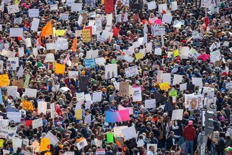 Massive Crowds Rally Across Us To Urge Tighter Gun Controls The