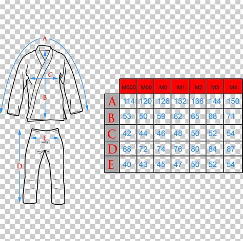 Tatami Belt Size Chart: A Visual Reference of Charts | Chart Master