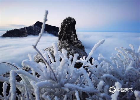 贵州梵净山：大雪冰封 冬韵十足 贵州首页 中国天气网