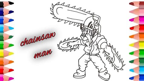 How To Draw Chainsaw Man Denji Step By Step Drawing Tutorial