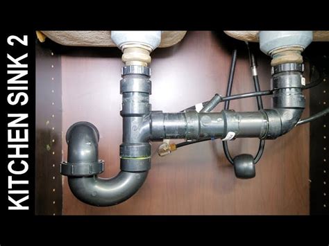 Double Kitchen Sink Plumbing Diagram With Dishwasher Edu Svet Gob Gt