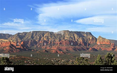 Mesa From Sedona Airport Overlook, Arizona, USA Stock Photo - Alamy