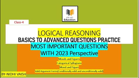 Nta Ugc Net Paper Logical Reasoning Venn Diagram Moods And Figures